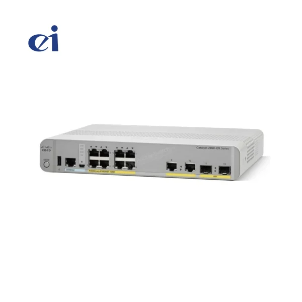 سوئیچ 8 پورت سیسکو مدل WS-C2960CX-8PC-L CISCO WS-C2960CX-8PC-L 8Port Mnaged Switch