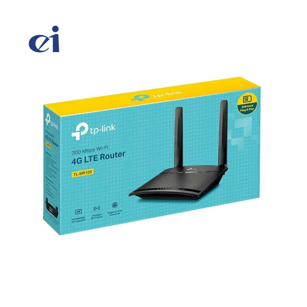 روتر بی‌سیم, TP-Link TL-MR100, روتر 4G LTE, وای فای 300 مگابیت, روتر خانگی