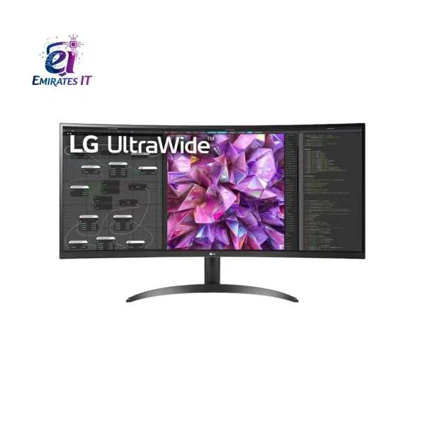 مانیتور خمیده 34 اینچ ال جی مدل UltraWide 34WQ60C-B