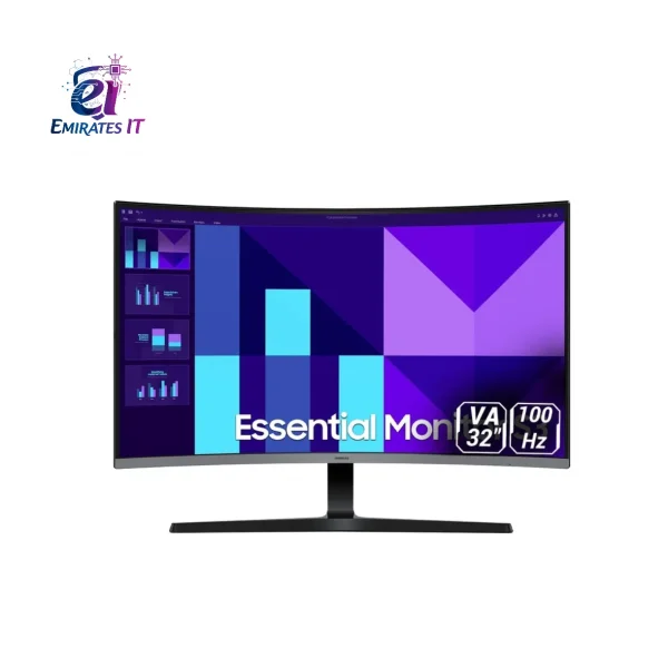 مانیتور خمیده سامسونگ 32 اینچ مدل LS32D392 Essential S3